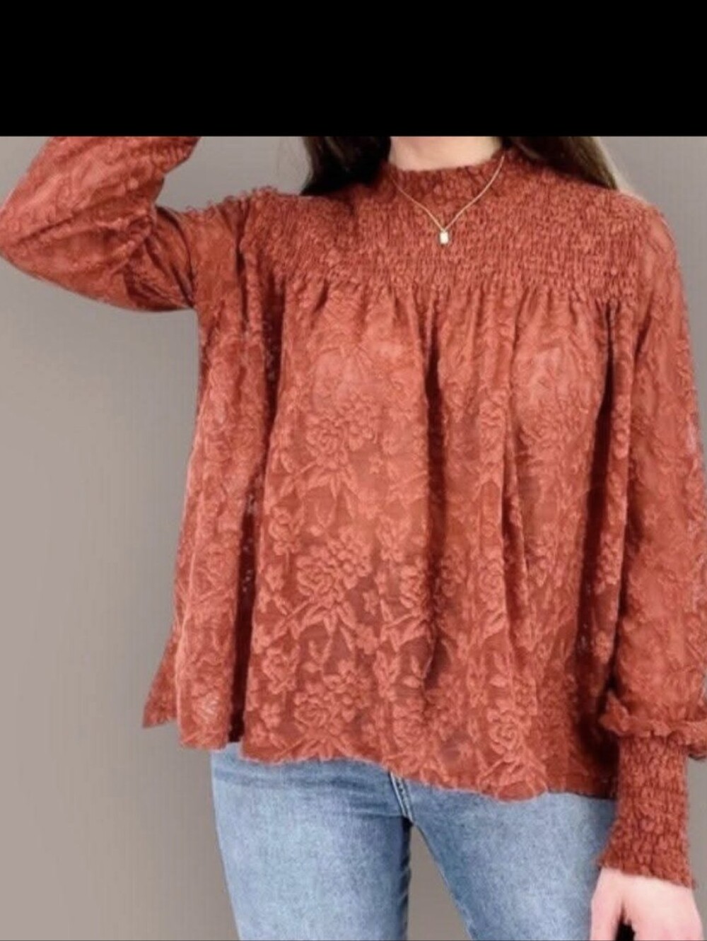 Anthropologie Sz Small Lace Deletta Top Euc